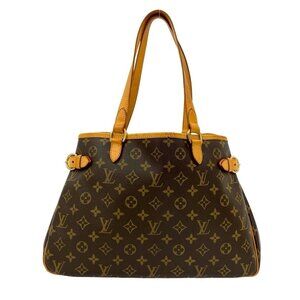 LOUIS VUITTON Brown Monogram Leather Shoulder Bag